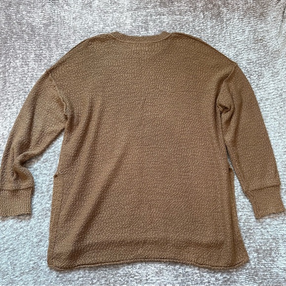 Aerie Deconstructed Crew Sweater Cedar Expedition - Picture 2 of 8